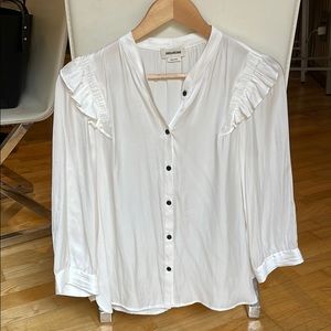 Zadig & Voltaire Tygg Satin Blouse!